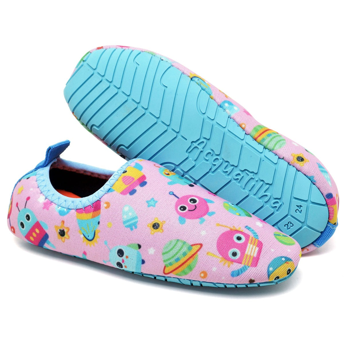 Sapatilha Infantil Robôs Rosa