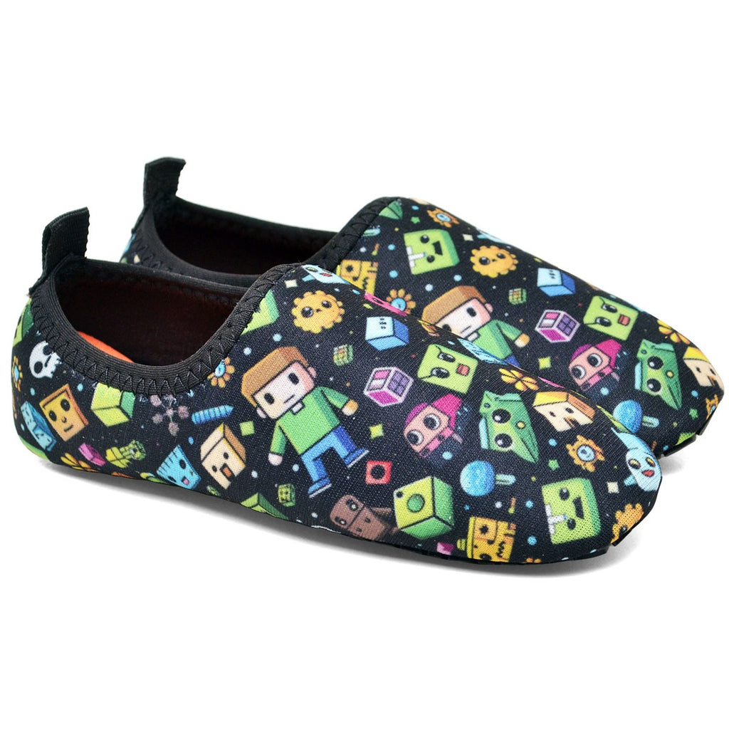 Sapatilha Infantil Minecraft Preta