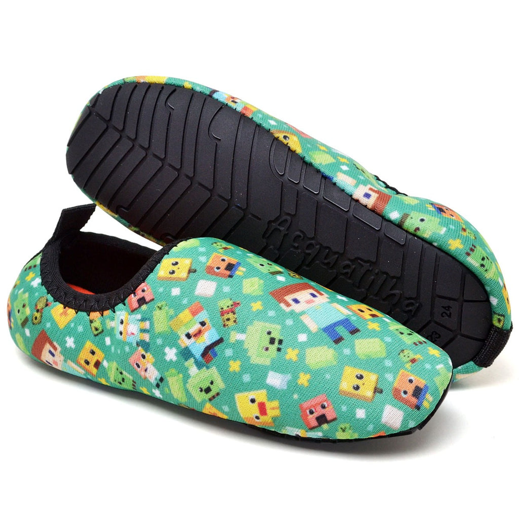 Sapatilha Infantil Minecraft Verde