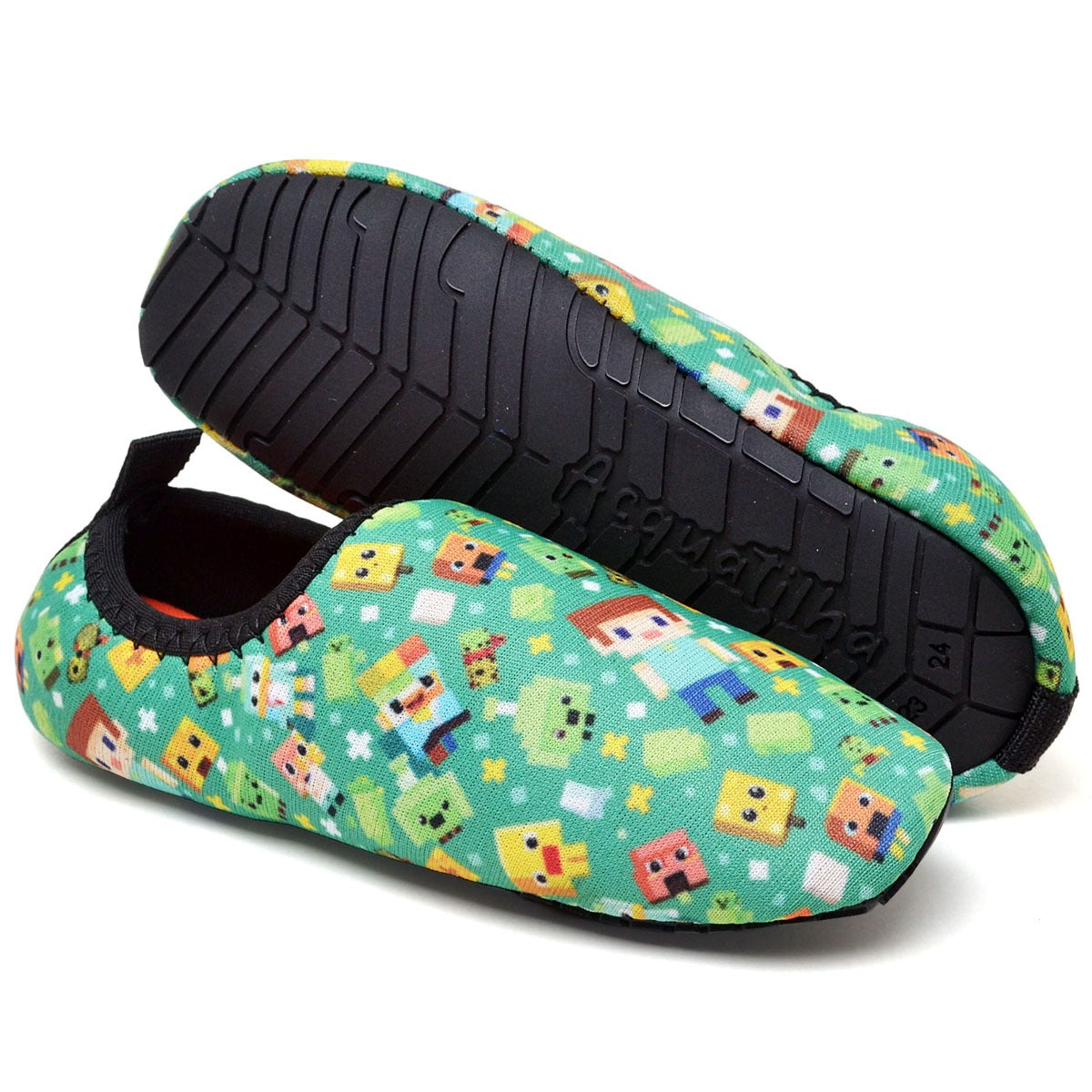 Sapatilha Infantil Minecraft Verde