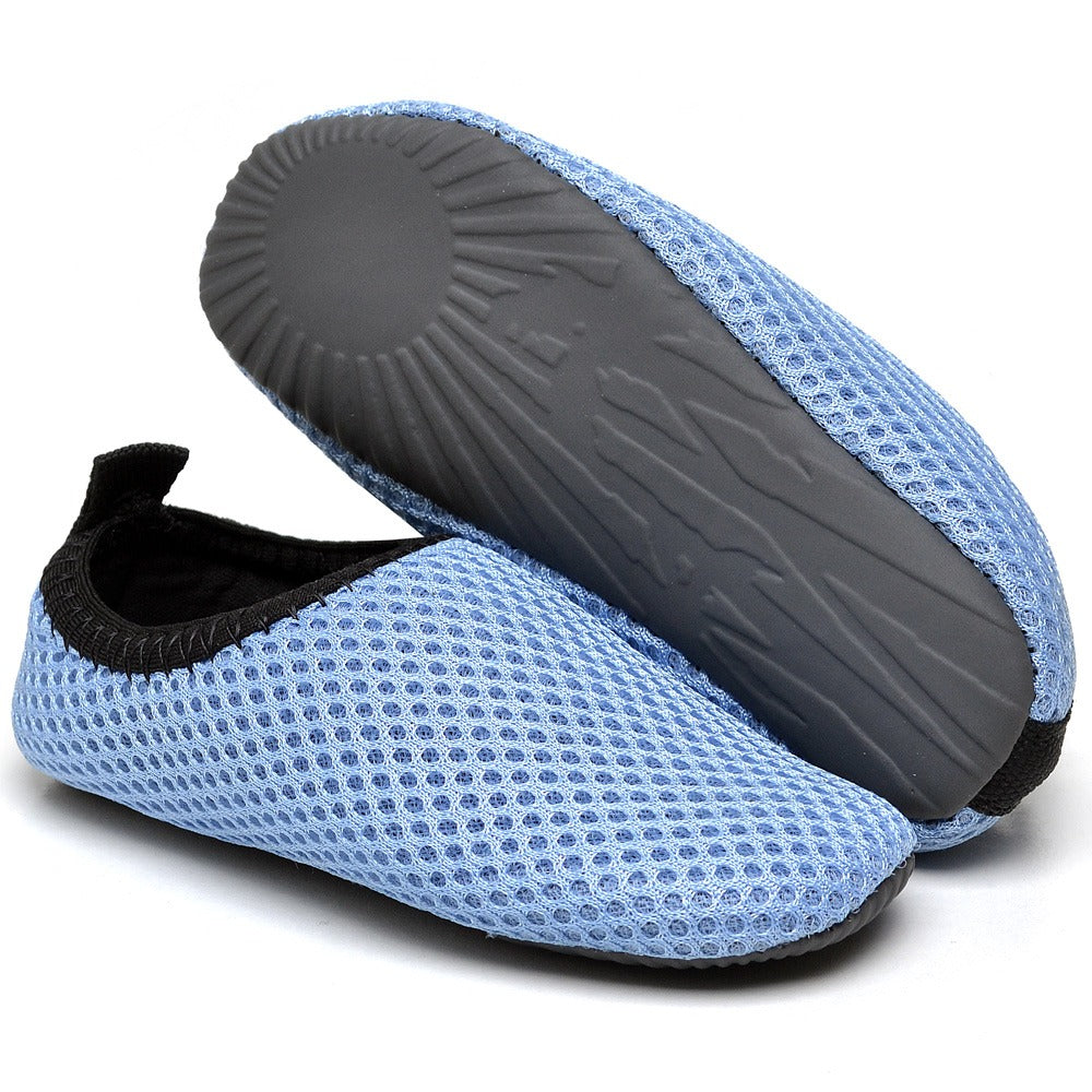 Sapatilha Infantil Nylon Azul Bebê