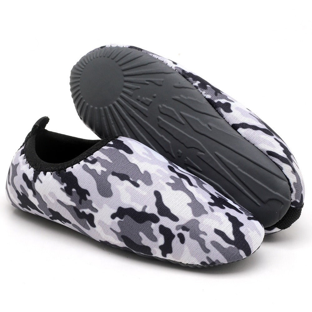 Sapatilha Infantil Camuflada Cinza