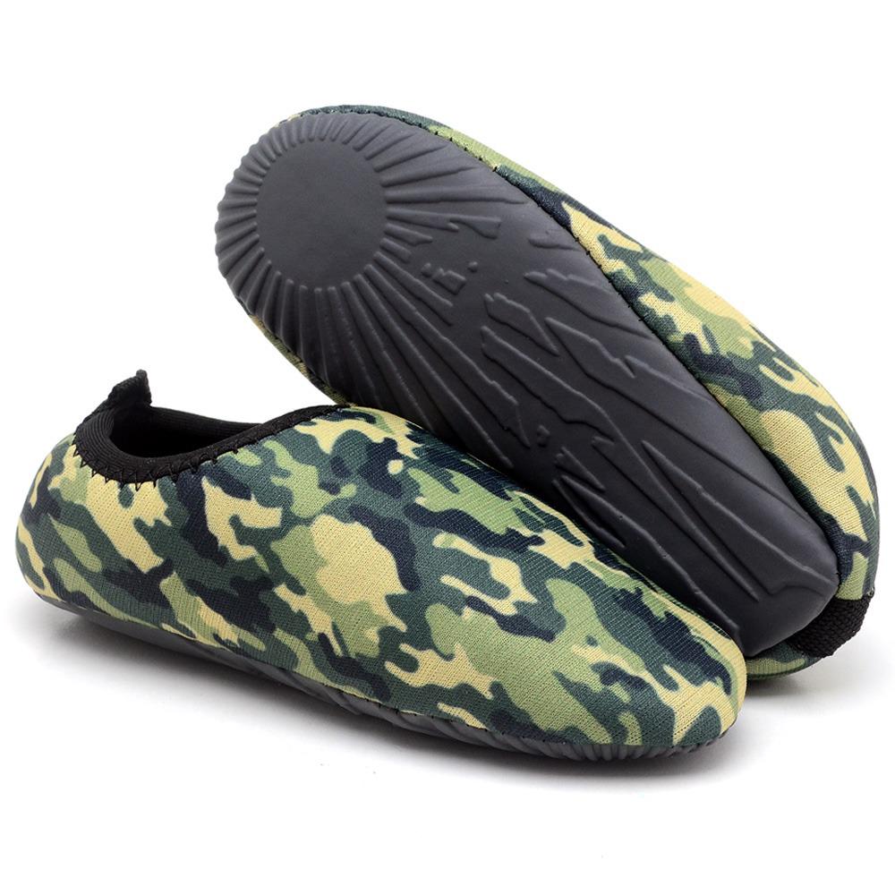 Sapatilha Infantil Camuflada Verde