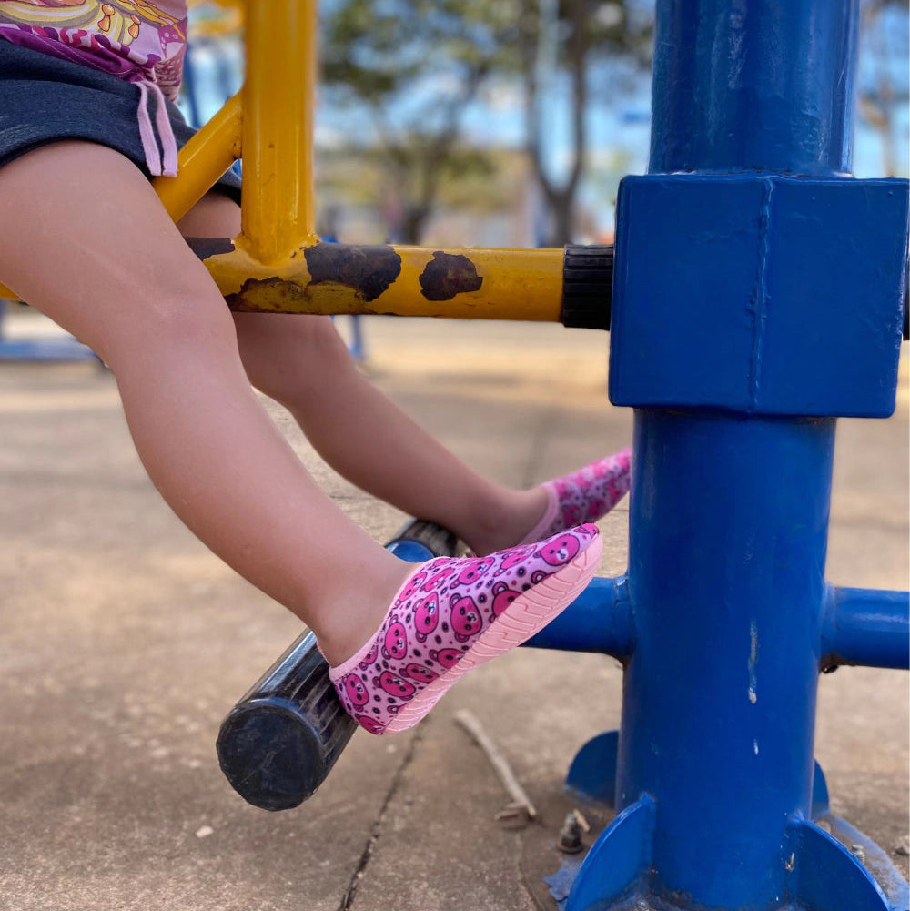 Sapatilha Infantil Ursos Rosa
