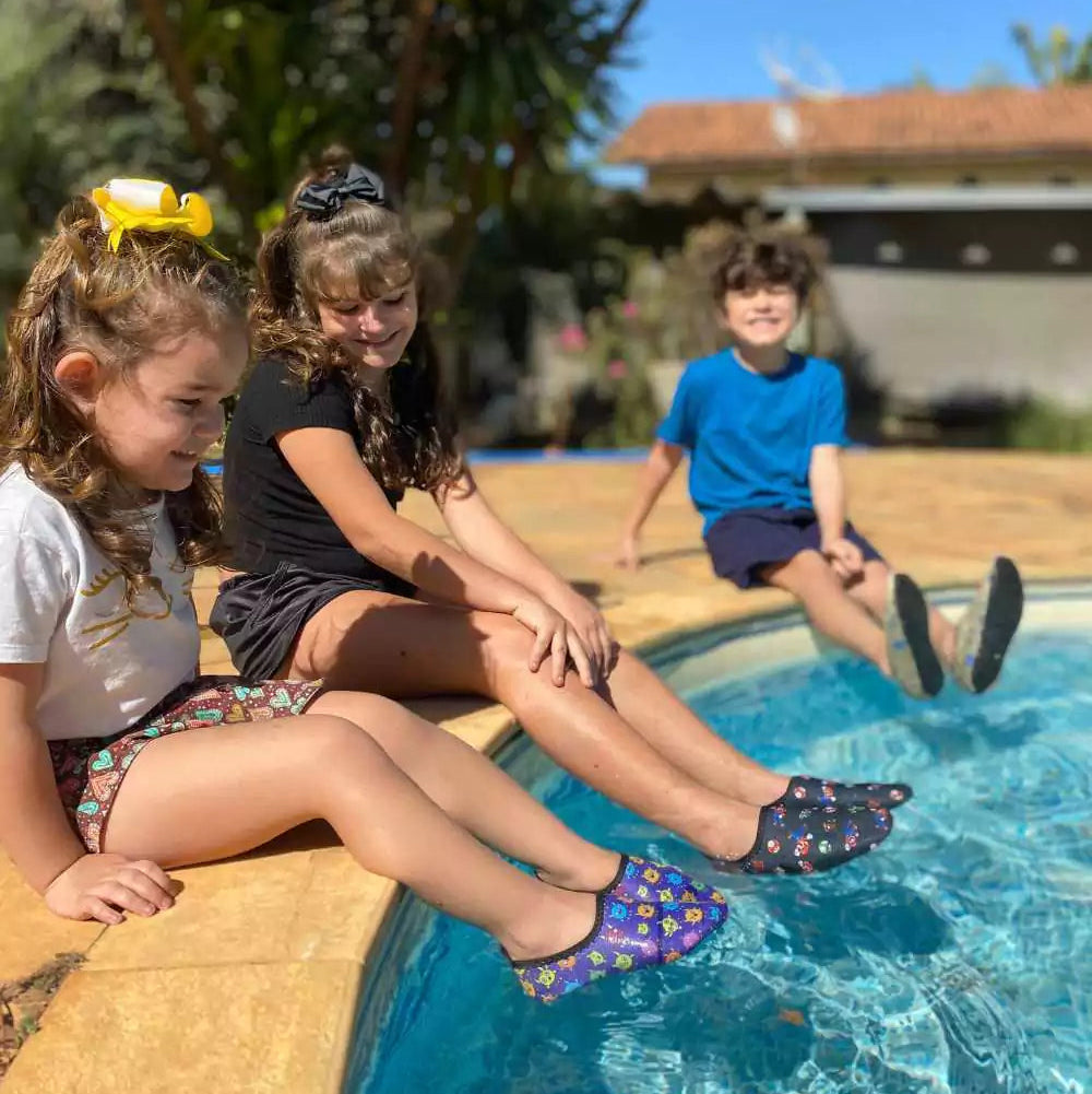 Sapatilha Infantil Sereia Neon