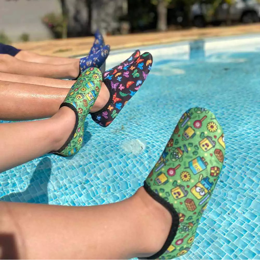 Sapatilha Infantil Sereia Neon